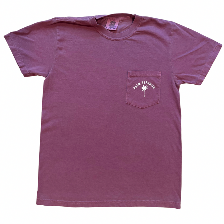 Classic Flag Tee Berry