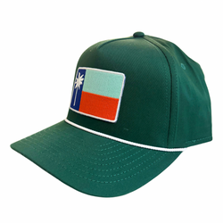 Marina Green Flag Patch Rope Cap