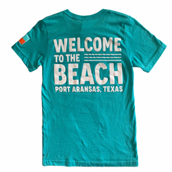 Teal Beach Summer Uniform Short Sleeve Tee