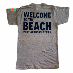 Grey Beach Summer Uniform Short Sleeve Tee