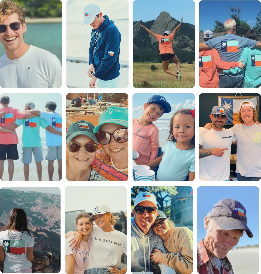 The Palm Fam over the years