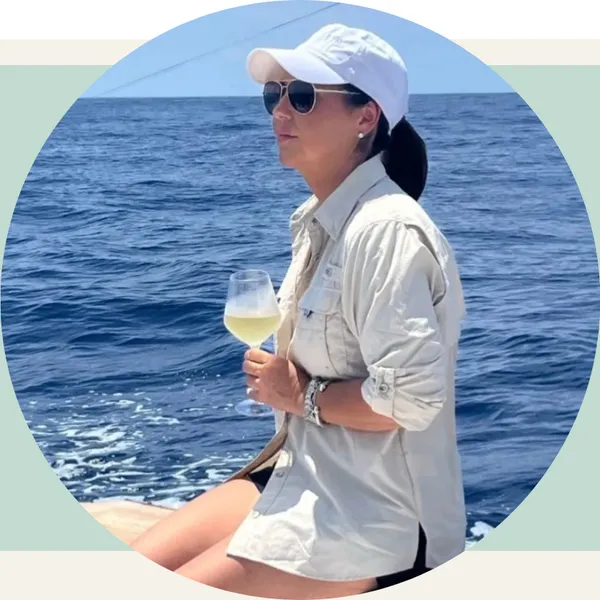 Tara Grumbles on the water